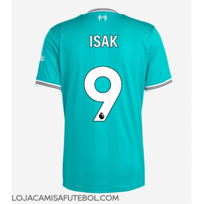 Camisa de Futebol Liverpool Alexander Isak #9 Equipamento Alternativo 2025-26 Manga Curta Camisa de Futebol Liverpool Alexander Isak #9 Equipamento Alternativo 2025-26 Manga Curta